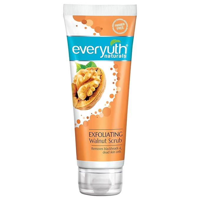 Everyuth Naturals Exfoliating Walnut Scrub, 50gm, Tube