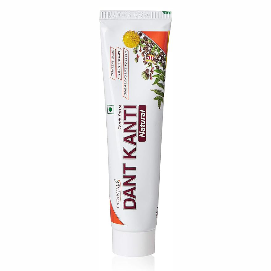 Patanjali Dant Kanti Dental Cavity Protection Cream - 100 g (Natural)